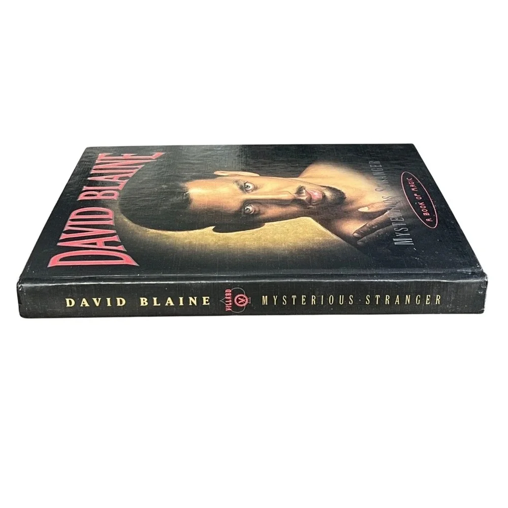 David Blaine Mysterious Stranger A Book of Magic Hardcover 2002 Villard Books